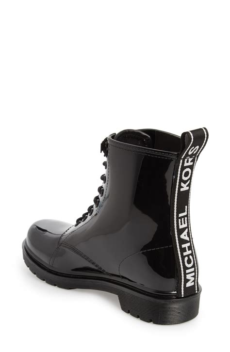 black michael kors rain boots|michael kors tavie rain boot.